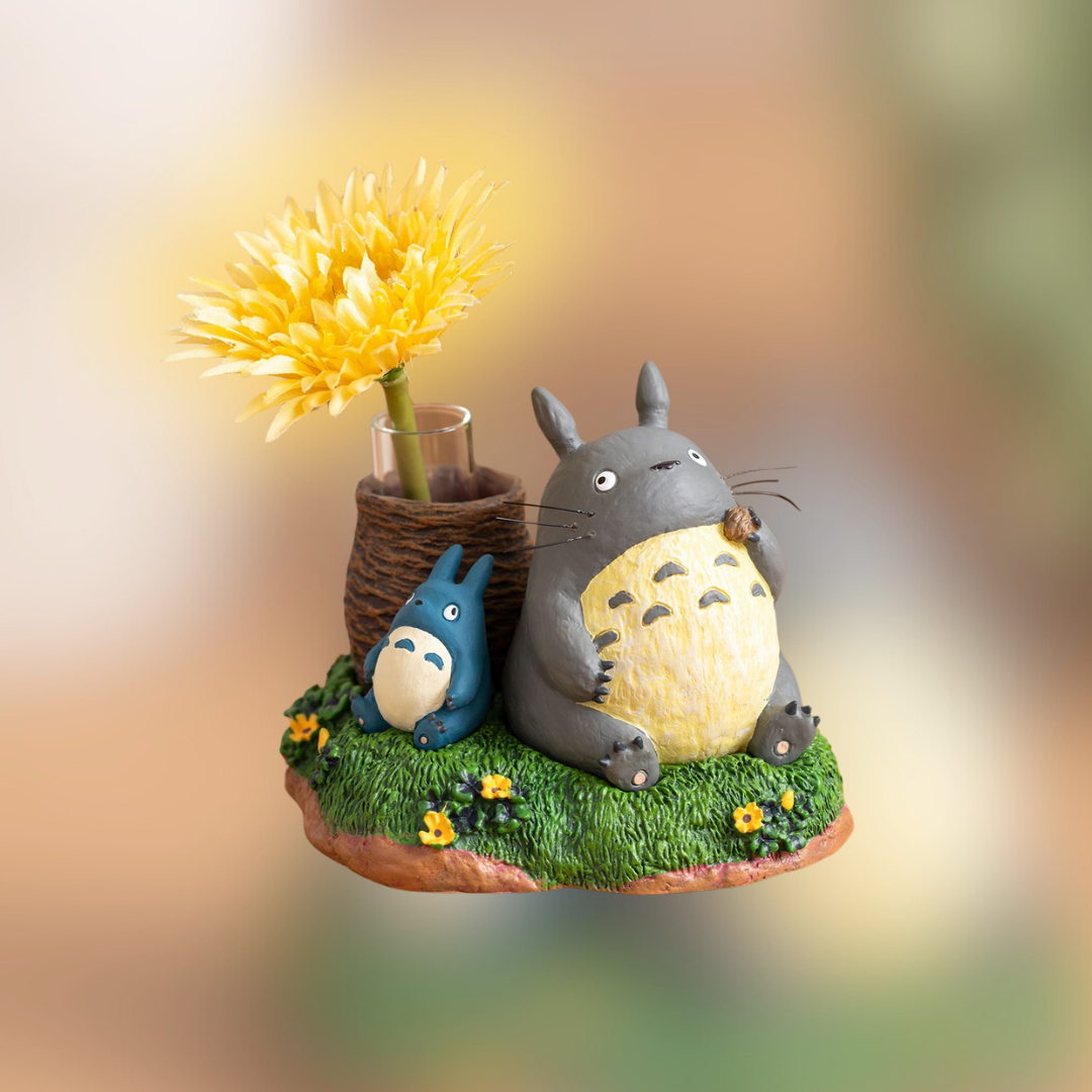 My Neighbor Totoro Flower Vase " Take a Break " Big Totoro and Medium Totoro