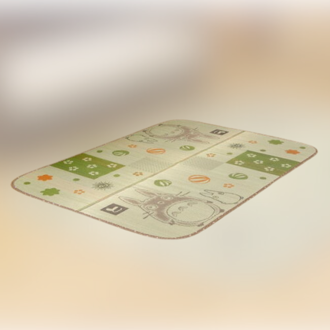 Toroto Rug My Neighbour Totoro Well Grass Rug 140ร200cm Wagokoro โ GHIBLI VILLAGE