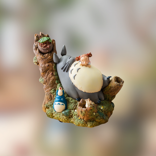 My Neighbor Totoro Music Box Figure Totoro & Mei "Path of Wind"