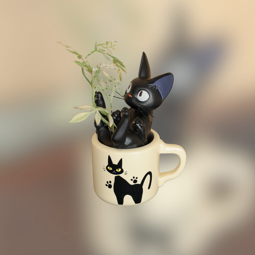 Kiki's Delivery Service Jiji Mini Flower Vase "Jiji's Flower Play"