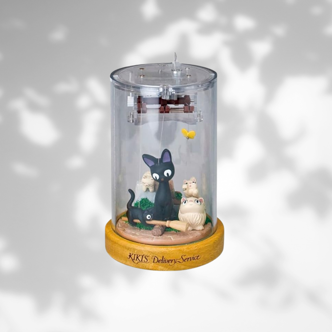 Kiki's Delivery Service Marionette Music Box Figure Jiji