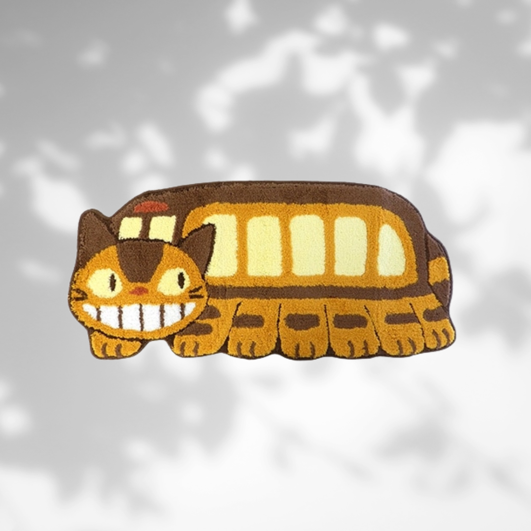 My Neighbor Totoro Catbus Accent Interior Mat "Stopped"