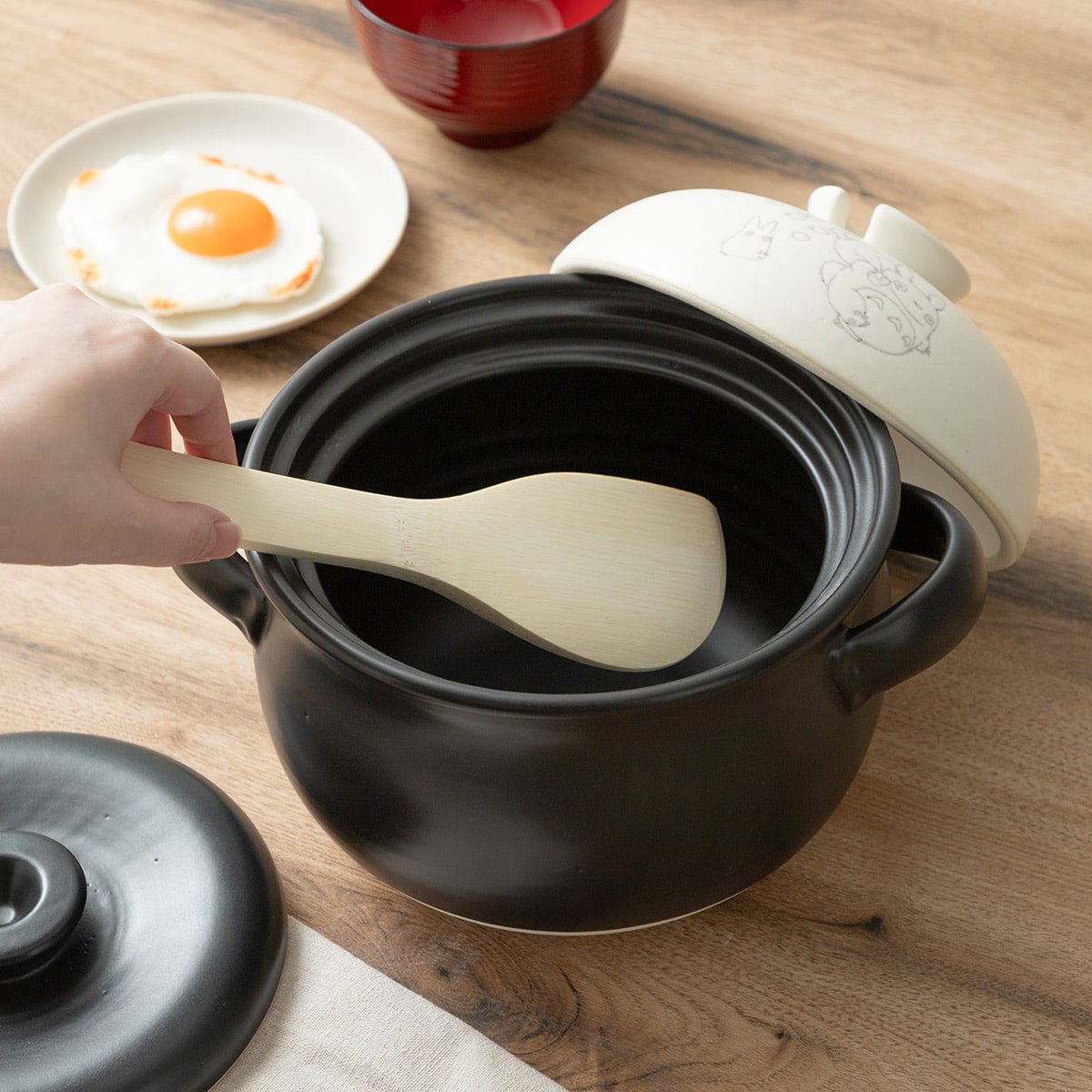 My Neighbor Totoro Banko Ware Rice Cooker Pot (3-cup & 1-cup sizes)