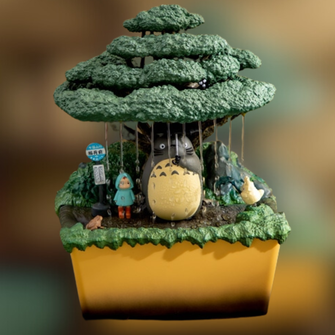 My Neighbor Totoro Water Garden Bonsai Desktop Water Fountain