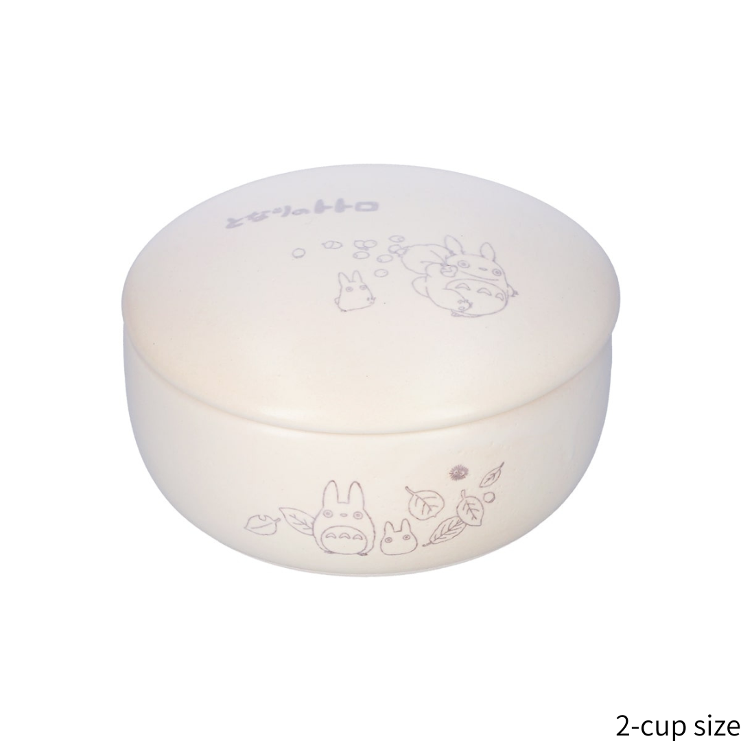 My Neighbor Totoro Banko Ware Ohitsu (Rice Storage Bowl) 1-Cup / 2-Cup Sizes
