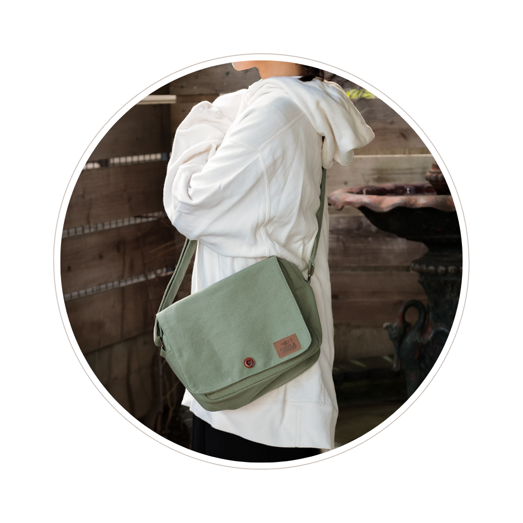 Castle in the Sky Shoulder Bag Pazu's Bag Canvas Fabric