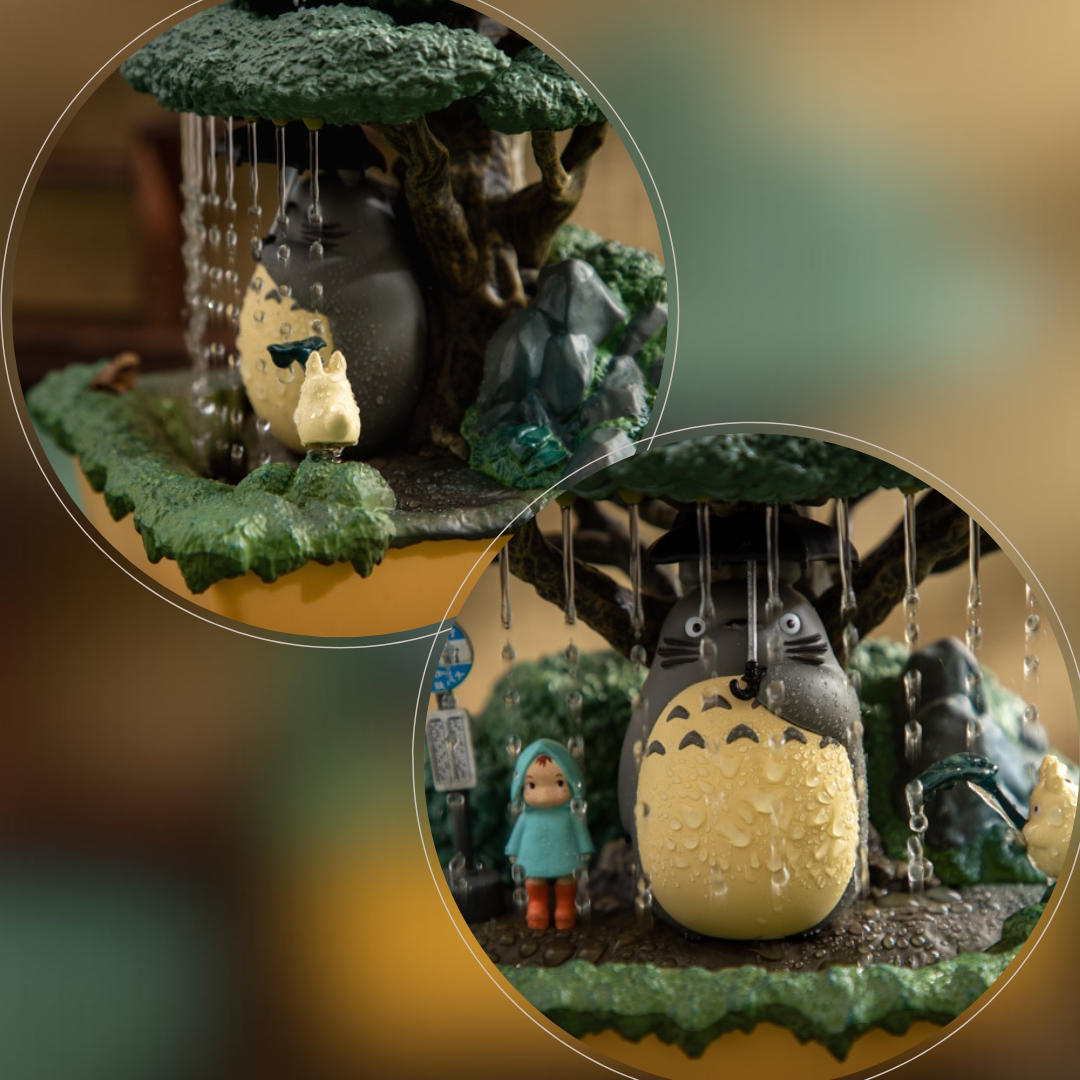 My Neighbor Totoro Water Garden Bonsai Desktop Water Fountain