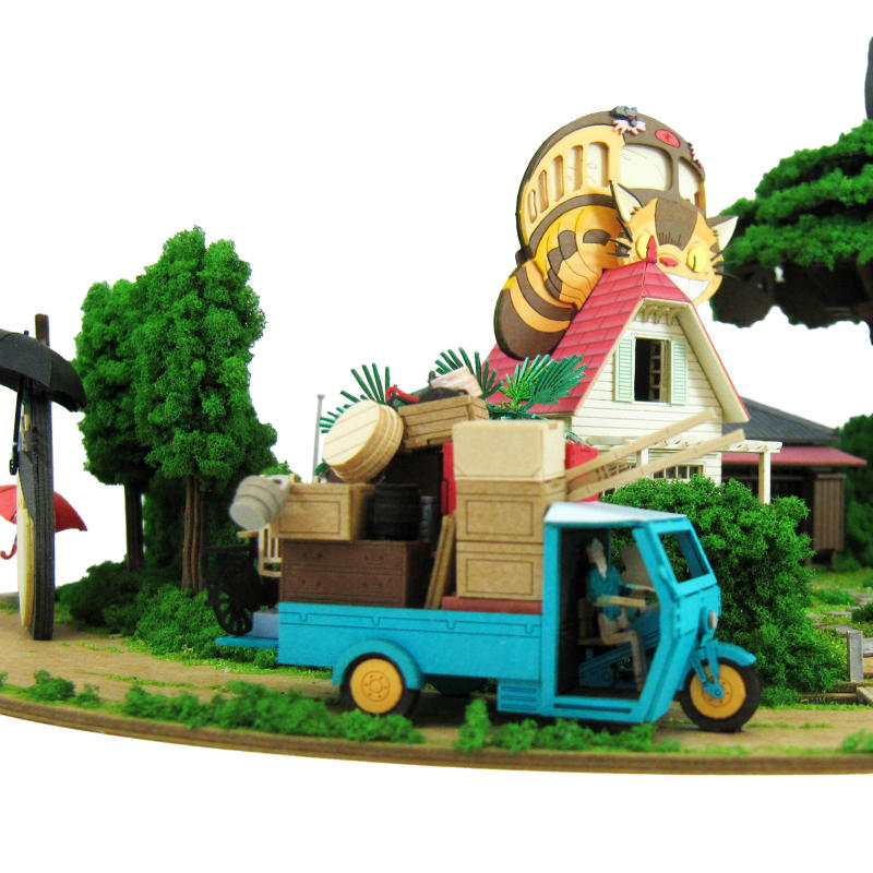My Neighbor Totoro Miniature Art Paper Craft Kit "So Many Totoros!" MK07-35
