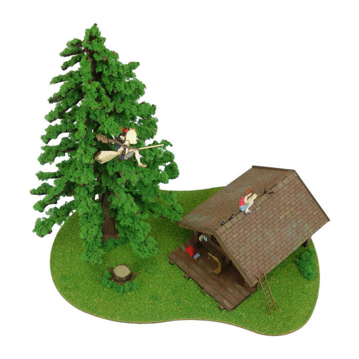 Kiki's Delivery Service Miniature Art Paper Craft Kit "Kiki & Ursula’s Atelier" MK07-39