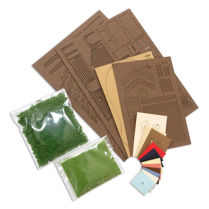 Kiki's Delivery Service Miniature Art Paper Craft Kit "Kiki & Ursula’s Atelier" MK07-39
