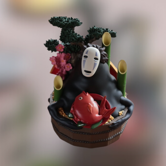 Spirited Away No-Face 松竹梅 Auspicious Ornaments Deluxe Kaonashi