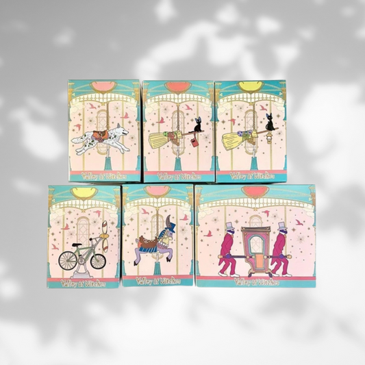 Ghibli Park Valley of Witches Carousel Figure Figurines Complete Set