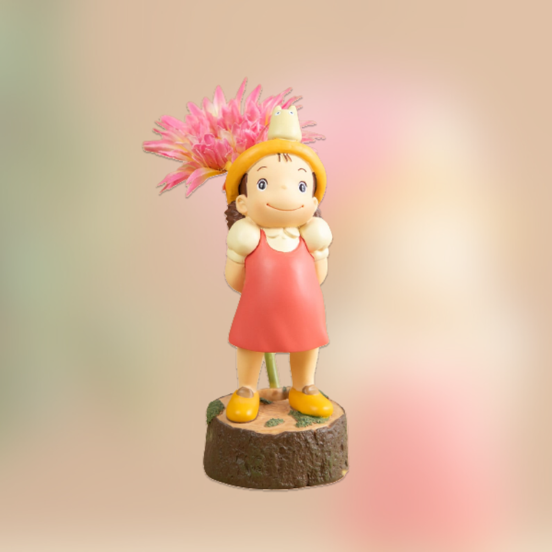 My Neighbor Totoro Flower Vase Figyure " Mei -chan's Flower Shop "