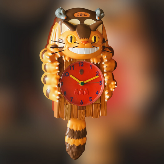 My Neighbor Totoro The Cat Bus Wall Clock Pendulum Catbus