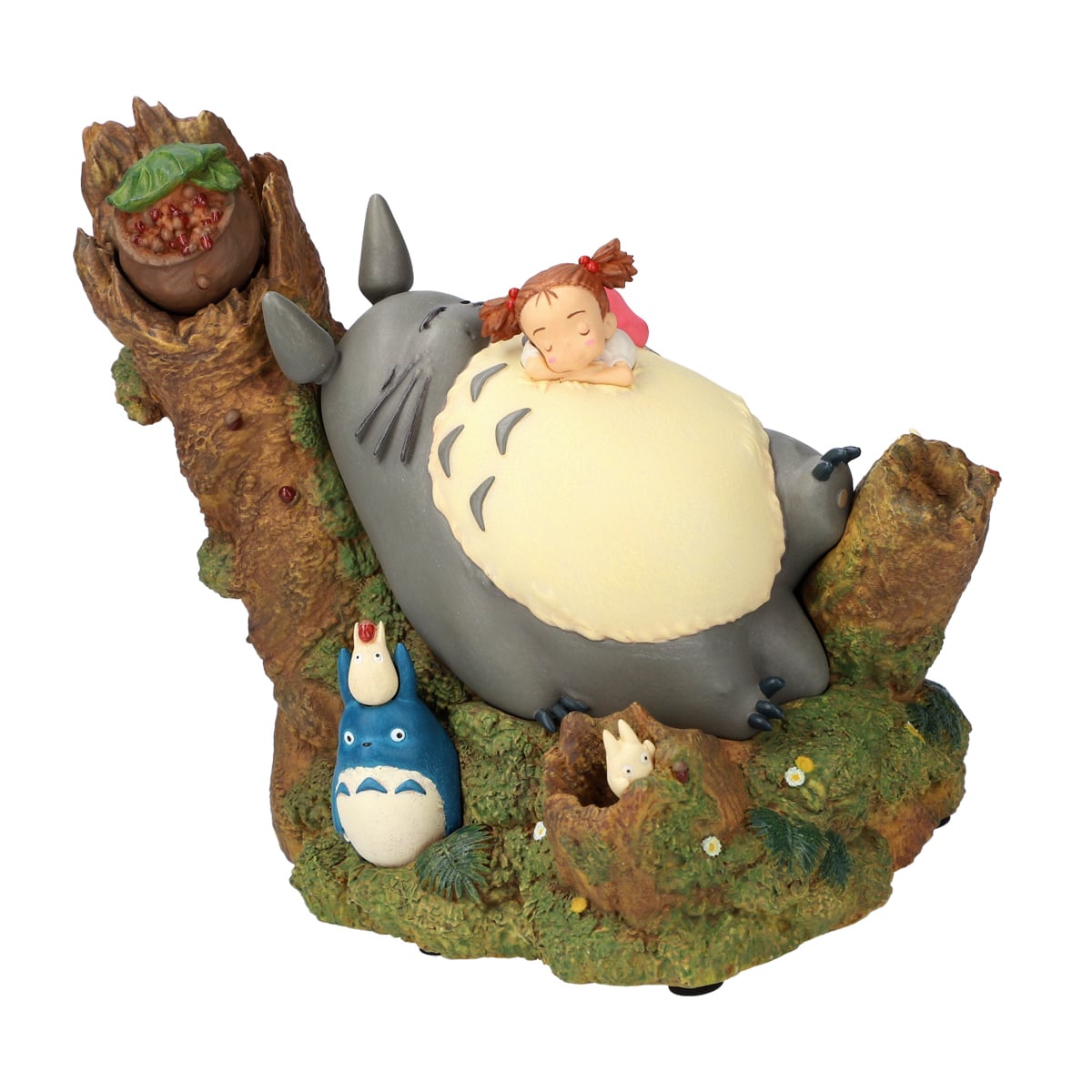 My Neighbor Totoro Music Box Figure Totoro & Mei "Path of Wind"