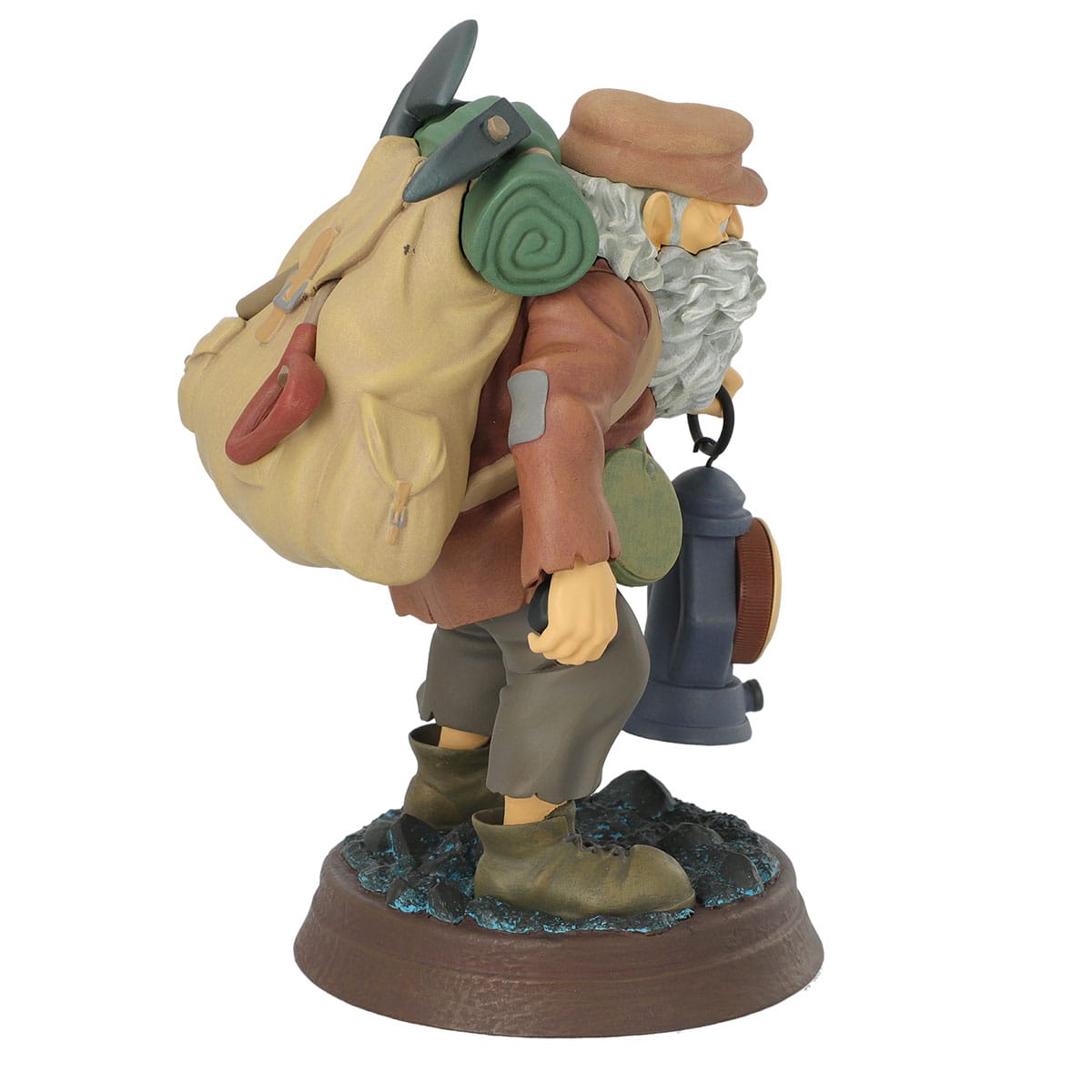 Castle in the Sky Table Clock Uncle Pom Figure from the Cave Scene