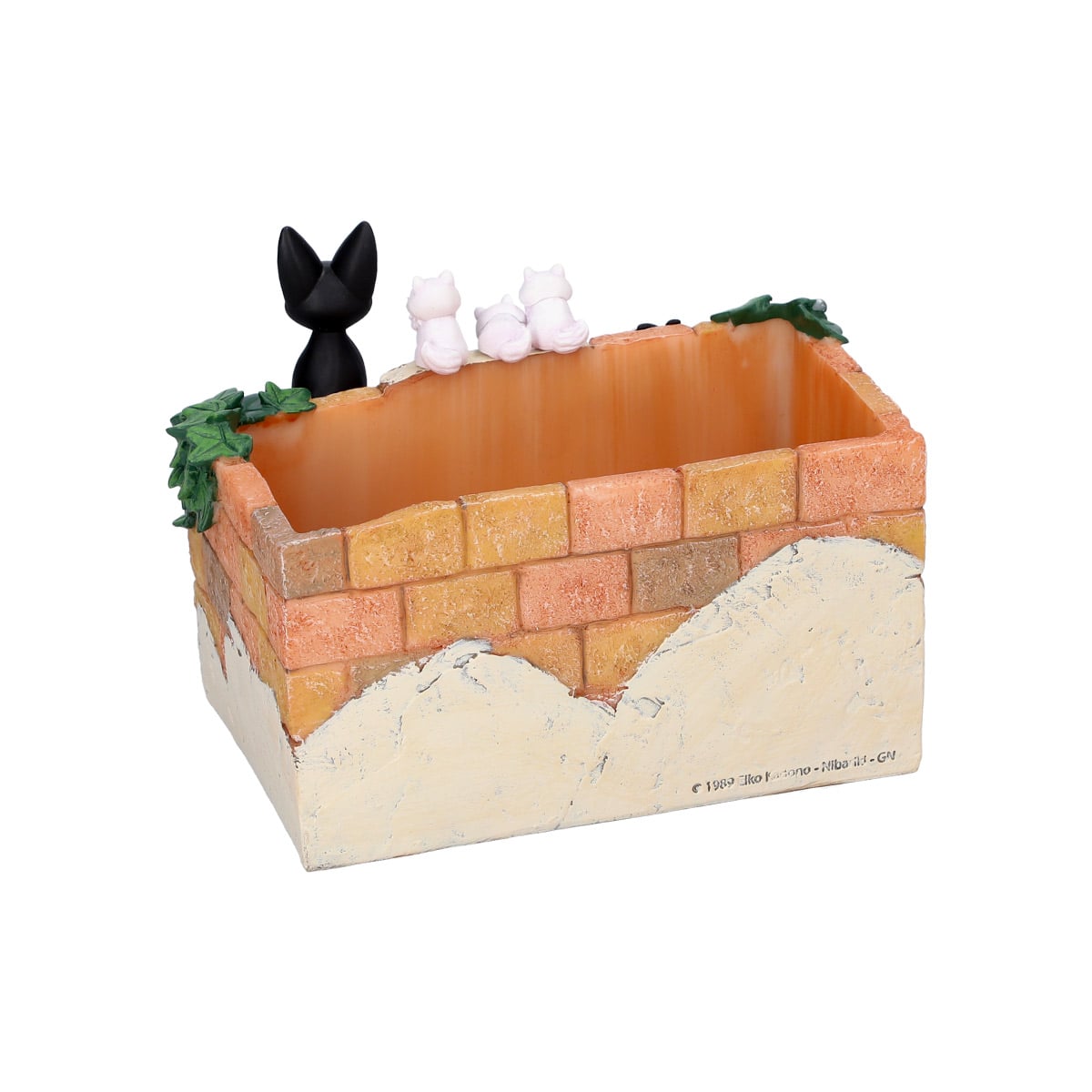 Kiki's Delivery Service Jiji Planter Cover Storage Box "Jiji's Day" 3.5-inch pot