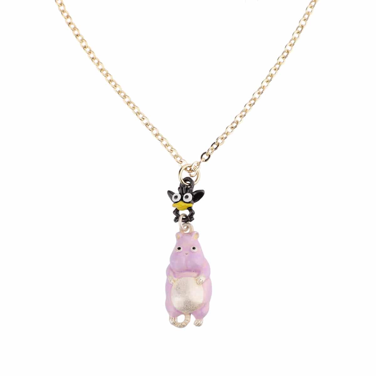 Spirited Away Necklace Boh Mouse & Flybird Chain 500mm (adjustable)