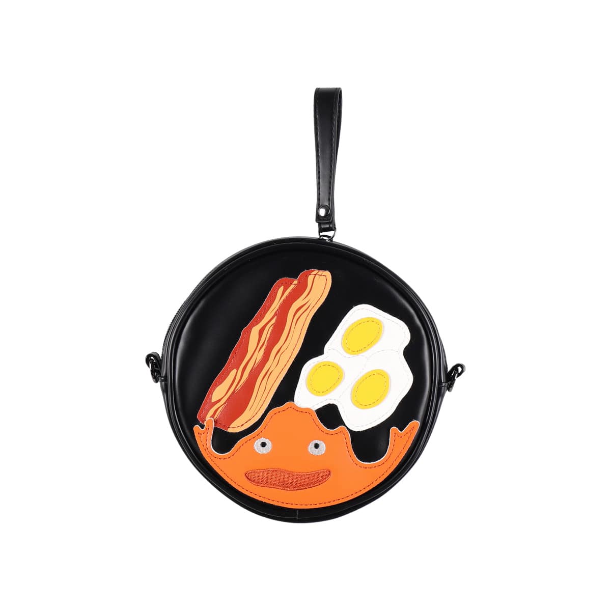 Howl's Moving Castle Shoulder Bag Pouch Calcifer Bacon & Eggs