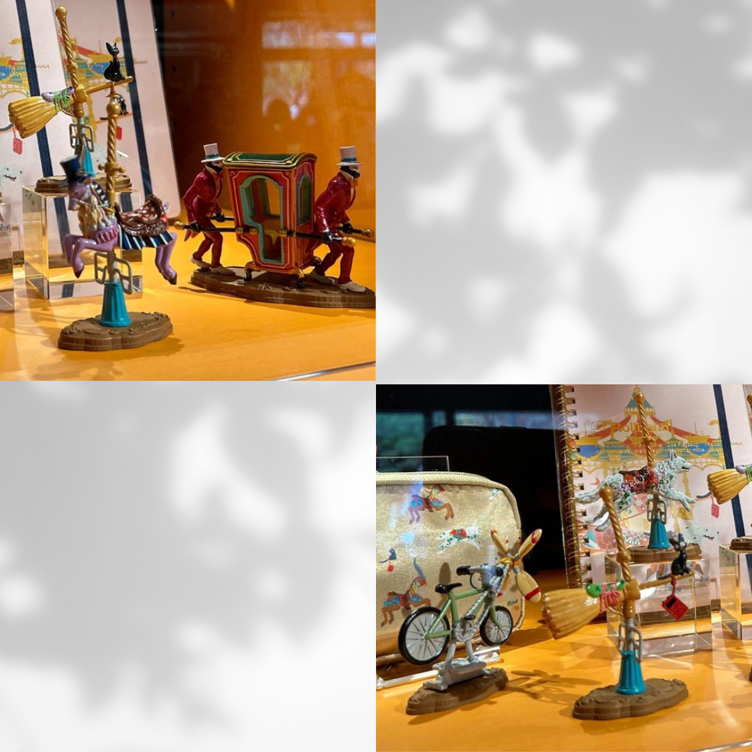 Ghibli Park Valley of Witches Carousel Figure Figurines Complete Set
