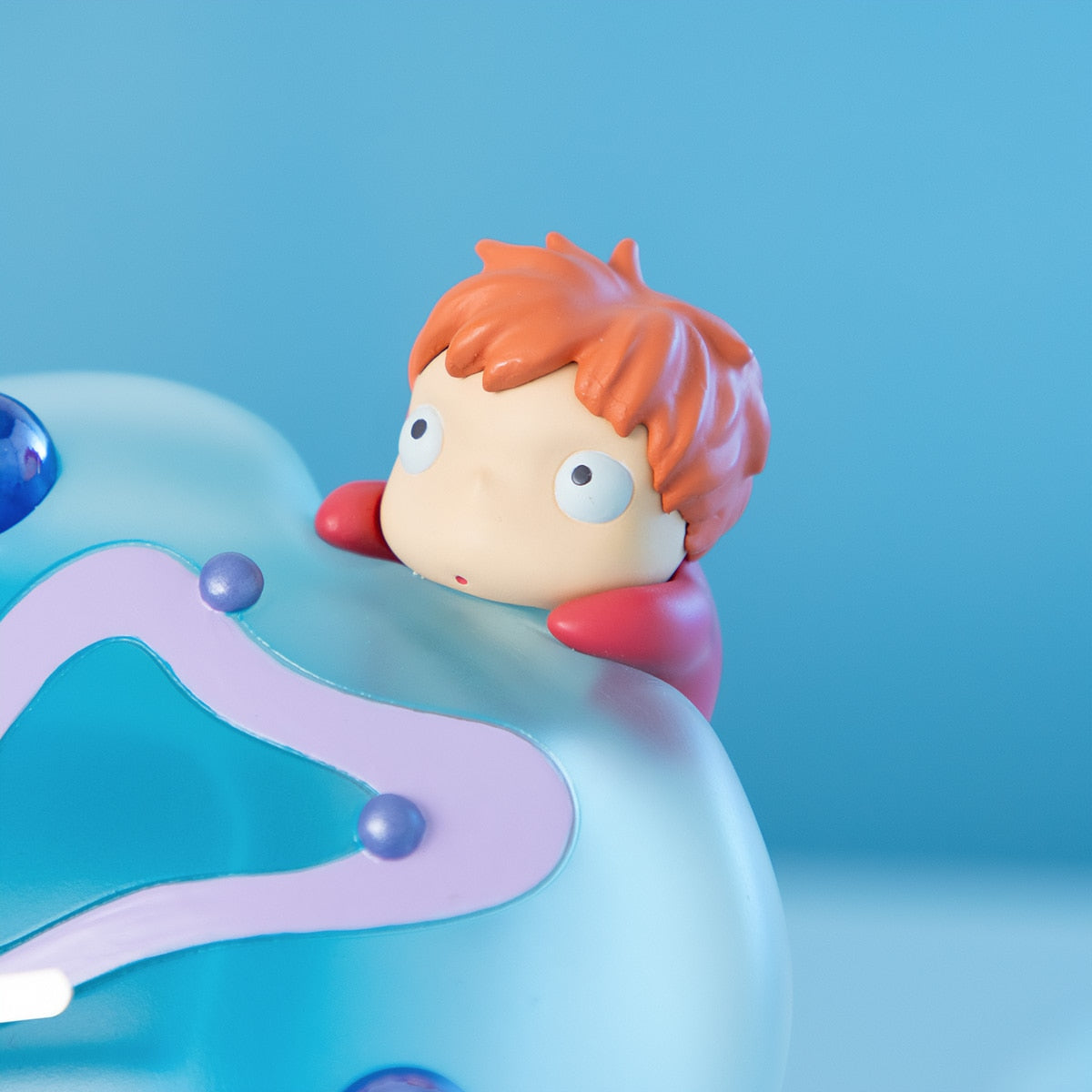 Ponyo on the Cliff by the Sea "Jellyfish Table Clock"