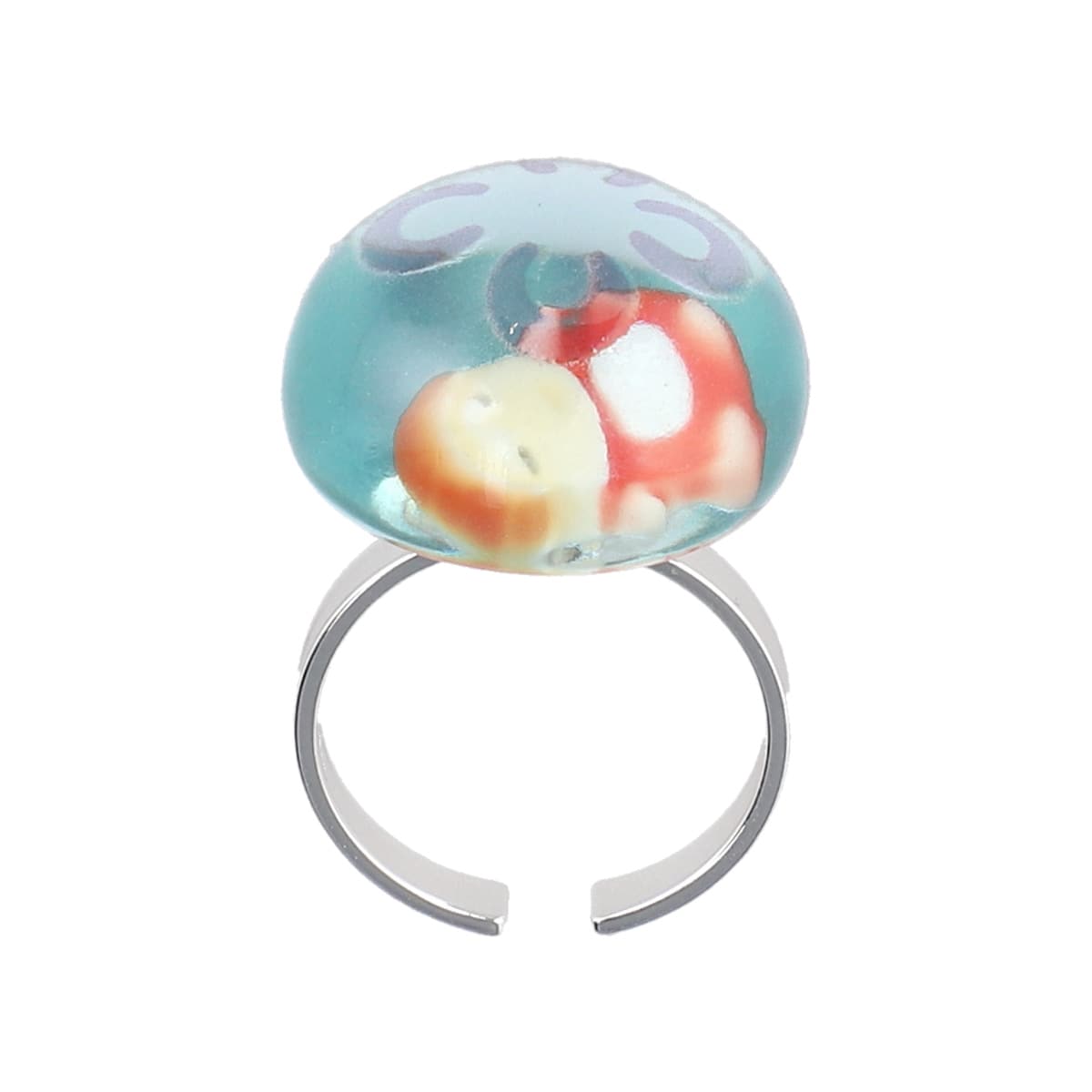 Ponyo on the Cliff by the Sea Ring "Ponyo in Jellyfish"