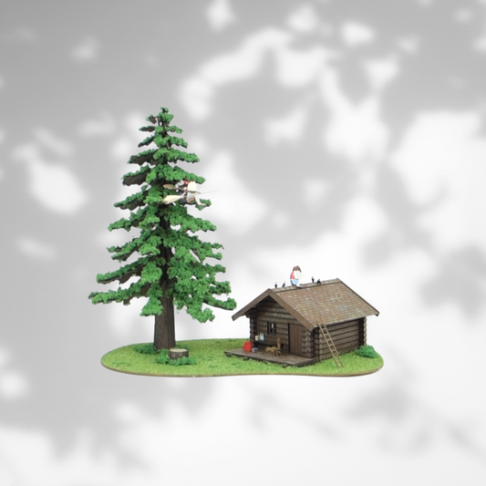 Kiki's Delivery Service Miniature Art Paper Craft Kit "Kiki & Ursula’s Atelier" MK07-39