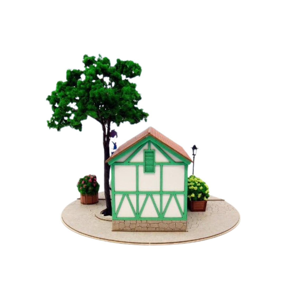 The Cat Returns Miniature Paper Craft Kit "The Cat Bureau" MK07-11