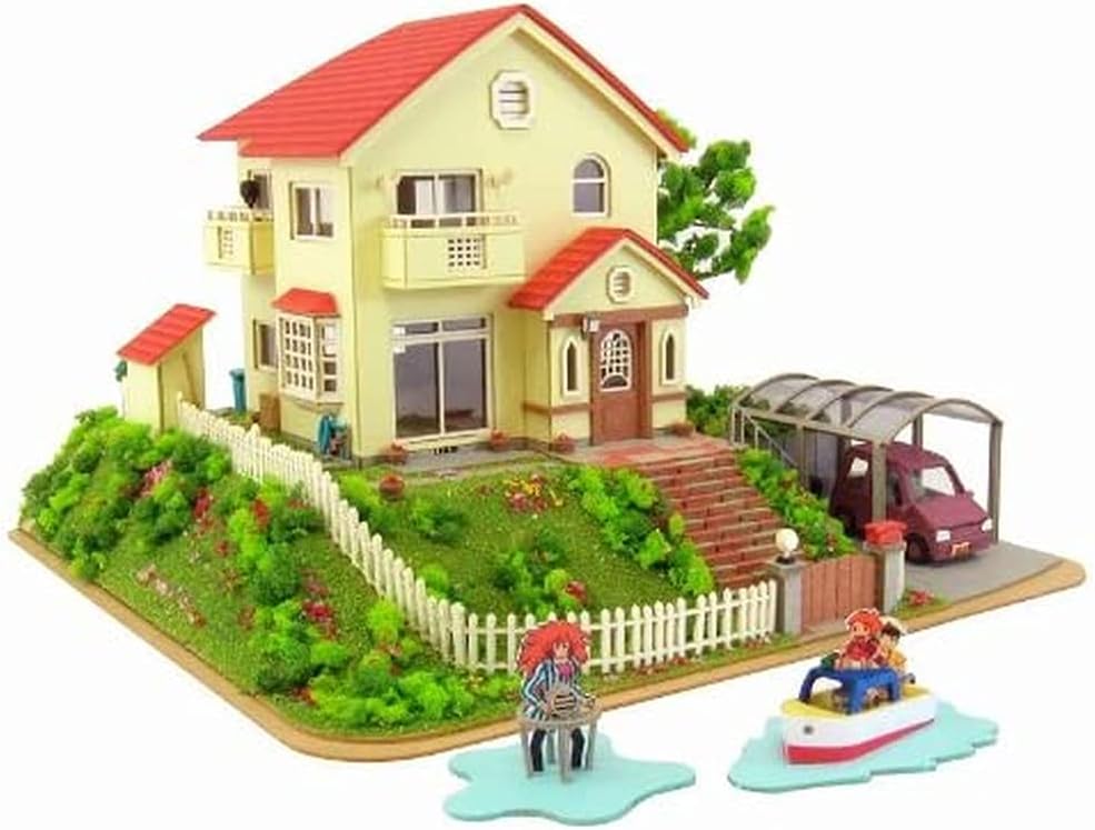 Studio Ghibli Ponyo on the Cliff by the Sea Miniature Art Kit MK07-08 Craft kit