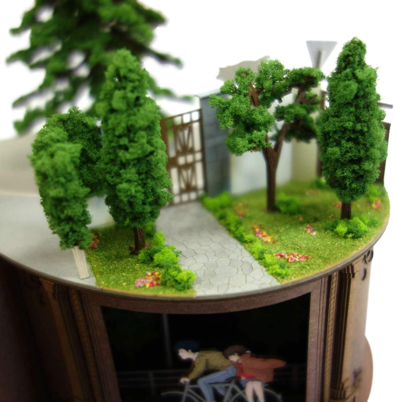 Whisper of the heart Miniature Art Paper Craft Kit "Whisper of the heart diorama" MK07-40