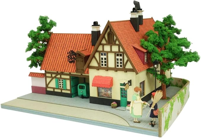 Kiki's Delivery Service Miniature Paper Craft Kit "Guchokipanya Bakery" MK07-43