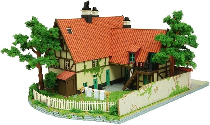 Kiki's Delivery Service Miniature Paper Craft Kit "Guchokipanya Bakery" MK07-43