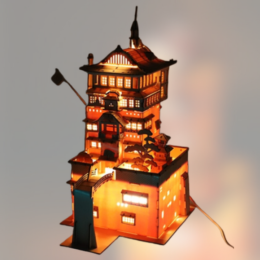 Spirited Away ki-gu-mi 3D Wood Puzzle Aburaya Yuya