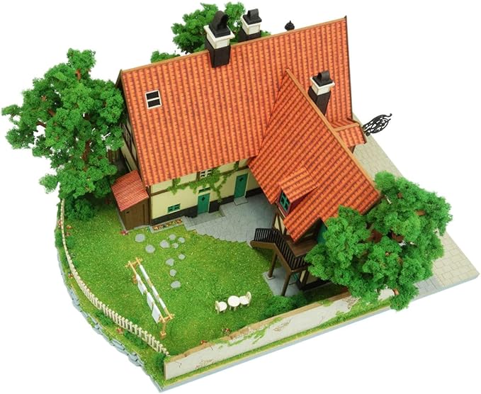 Kiki's Delivery Service Miniature Paper Craft Kit "Guchokipanya Bakery" MK07-43