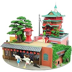 Spirited Away Diorama Paper Craft Assembly Paper Kit Chihiro Haku