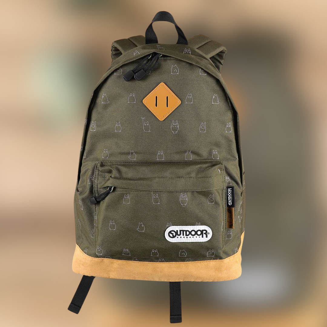 My Neighbor Totoro Backpack Daypack Bag collab Olive