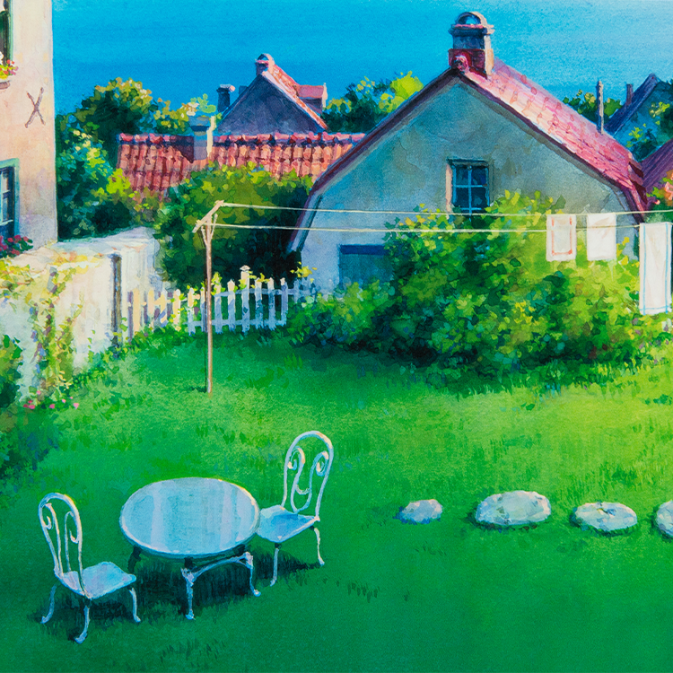 Ghibli Museum Original Wall Window “Jiji, You Can See the Sea”