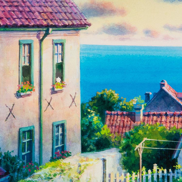 Ghibli Museum Original Wall Window “Jiji, You Can See the Sea”