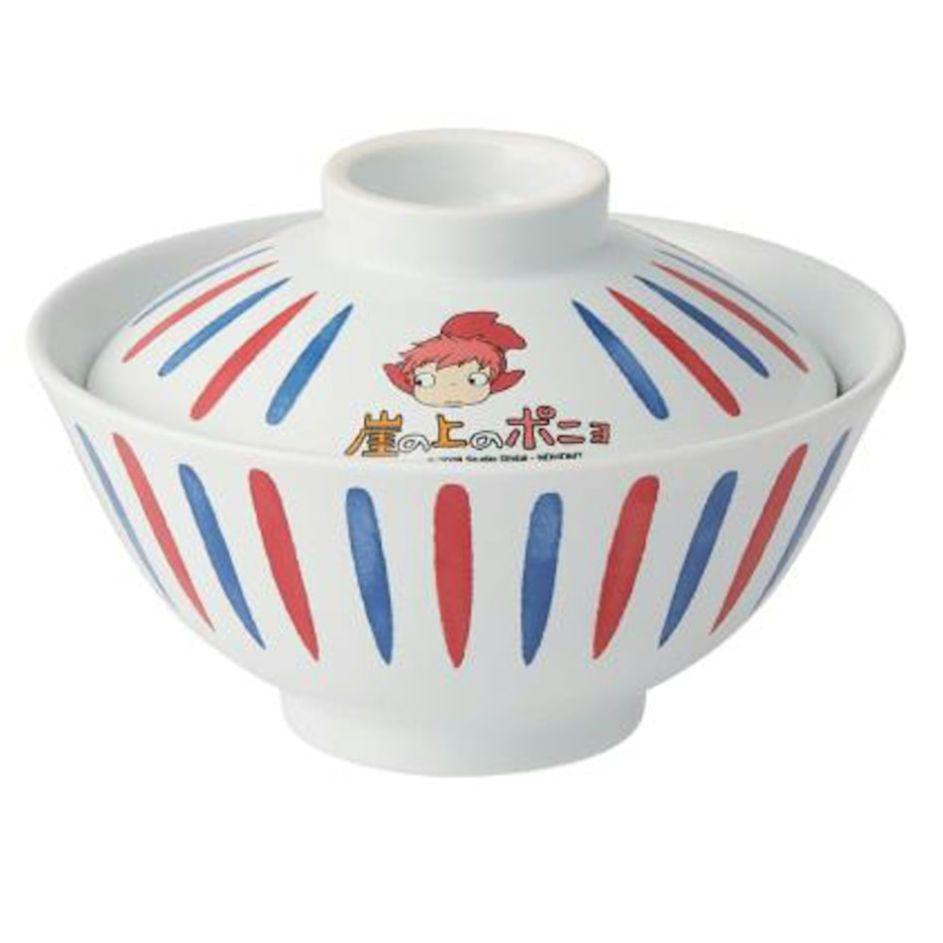 Studio Ghibli Ponyo on the Cliff by the Sea Donburi Ramen Bowl with Lid