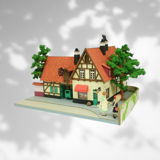 Kiki's Delivery Service Miniature Paper Craft Kit "Guchokipanya Bakery" MK07-43