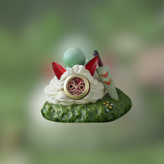 Princess Mononoke Mini Table Clock "On San's Mask"