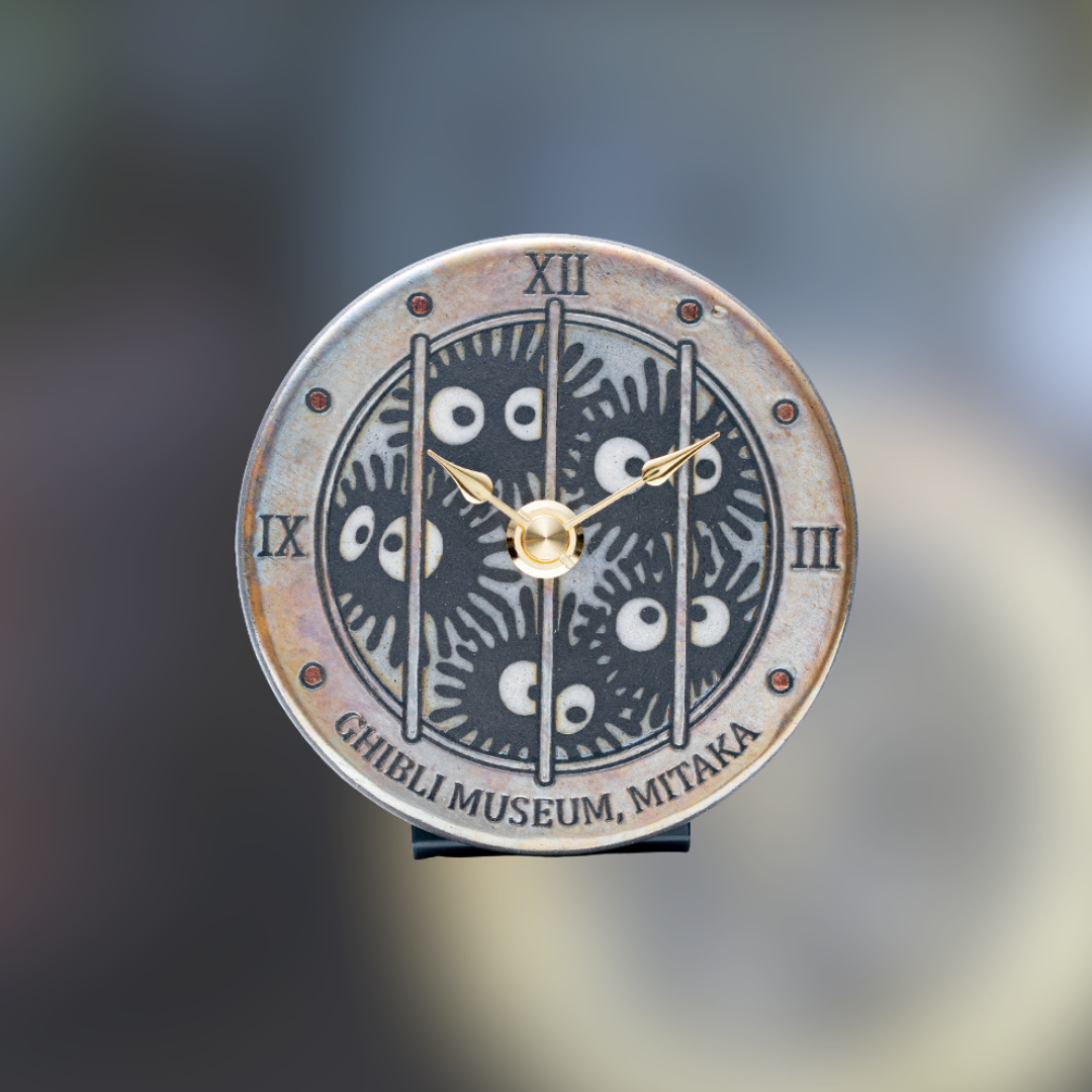 My Neighbor Totoro Kurosuke Diving Window Clock Ghibli Museum Limited Edition