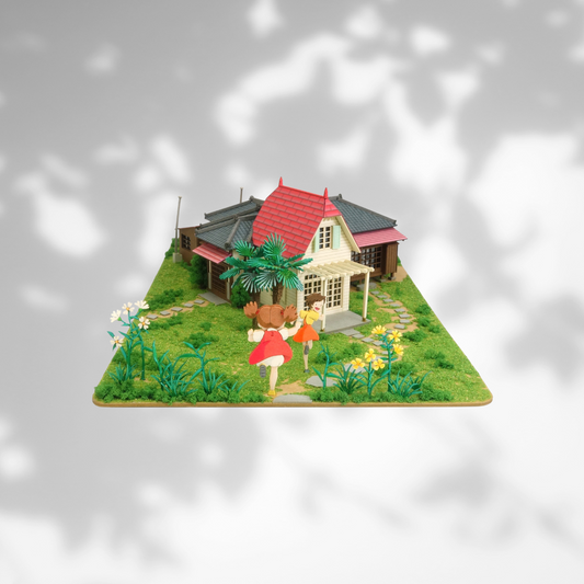 My Neighbor Totoro Miniature Art Paper Craft Kit  "Satsuki and Mei's House" MK07-41