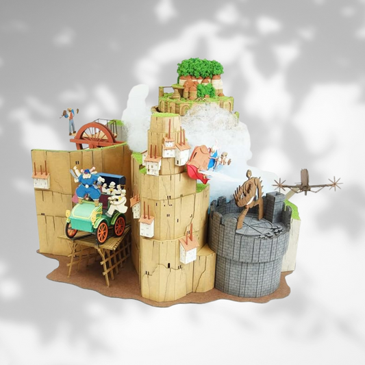 Castle In The Sky Miniature Art Paper Craft Kit  "Castle in the Sky Diorama" MK07-44