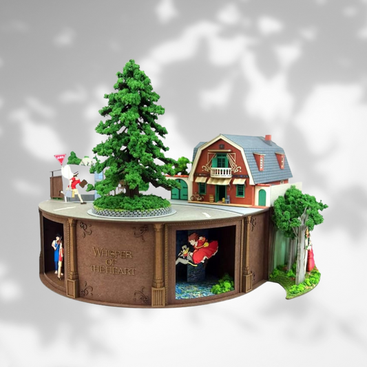 Whisper of the heart Miniature Art Paper Craft Kit "Whisper of the heart diorama" MK07-40